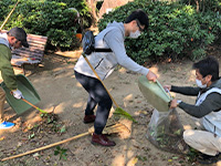 ライオンズ奉仕デー　昆陽池公園内清掃　2020年10月31日